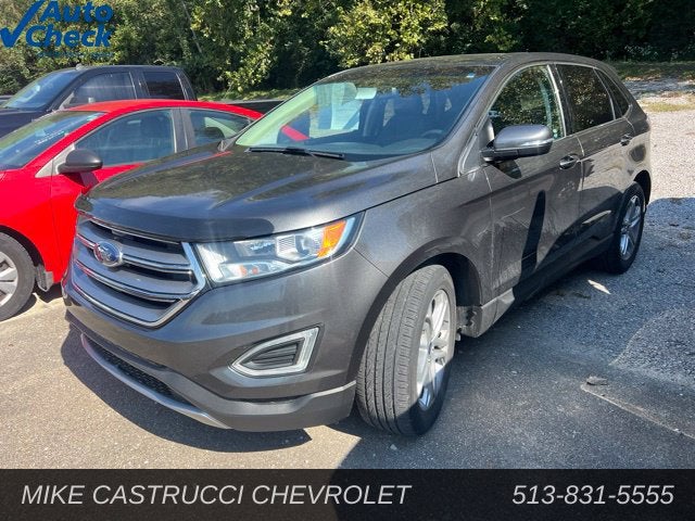 Used 2018 Ford Edge Titanium with VIN 2FMPK3K97JBB89957 for sale in Milford, OH
