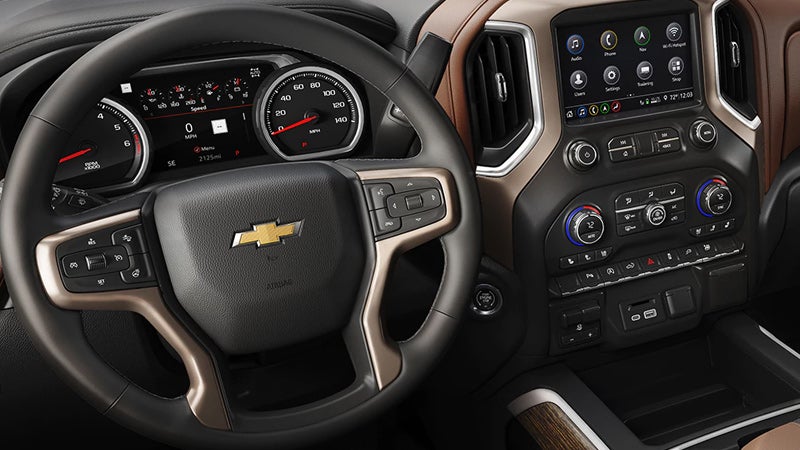 Interior of a 2019 Chevrolet Silverado