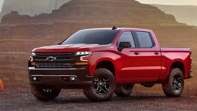 red 2019 Chevrolet Silverado