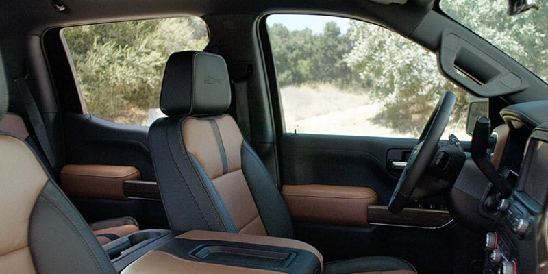 2020 Chevrolet Silverado 1500 leather seat interior