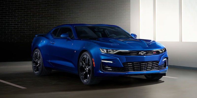 Blue 2021 Chevrolet Camaro