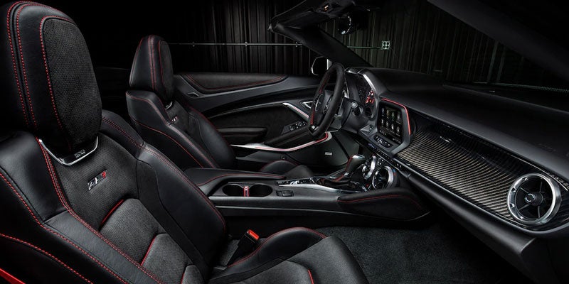 Interior of a 2021 Chevrolet Camaro