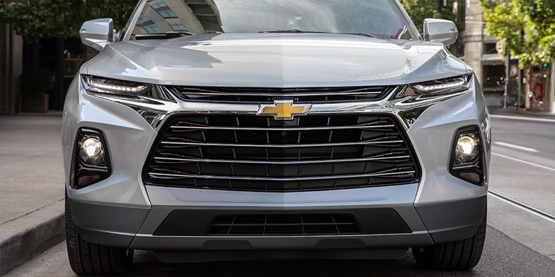 Front of a 2022 Chevrolet Blazer