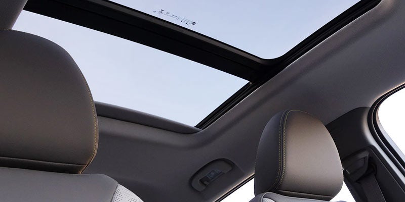 Interior view of sunroof in a 2022 Chevrolet Bolt EUV