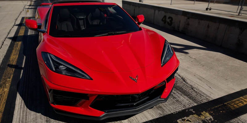 red 2022 Chevrolet Corvette