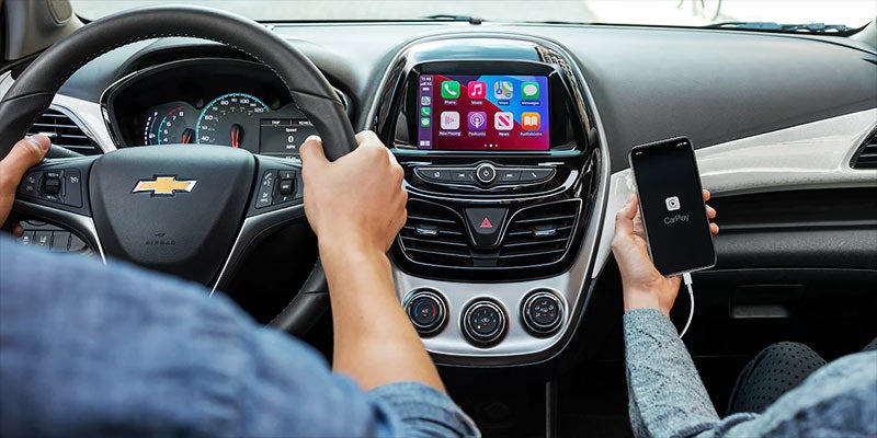 2022 Chevrolet Spark dashboard and navigation system
