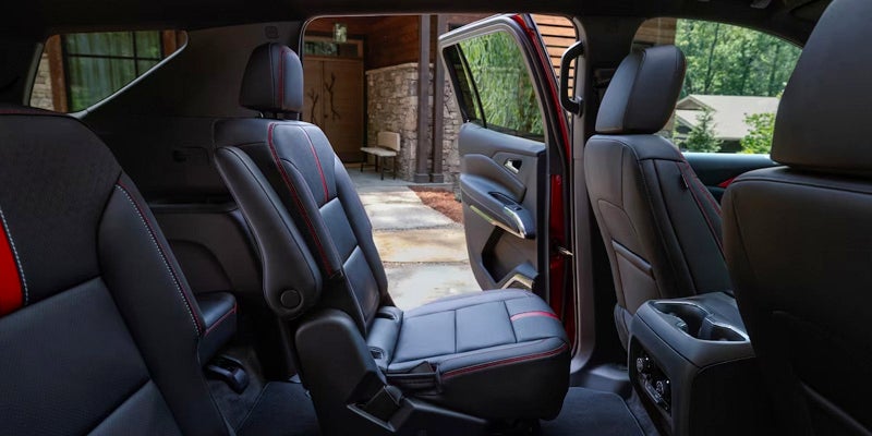 Back seats of a 2024 Chevrolet Traverse