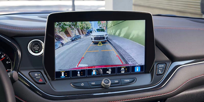 The touchscreen backup camera in a 2025 Chevrolet Blazer