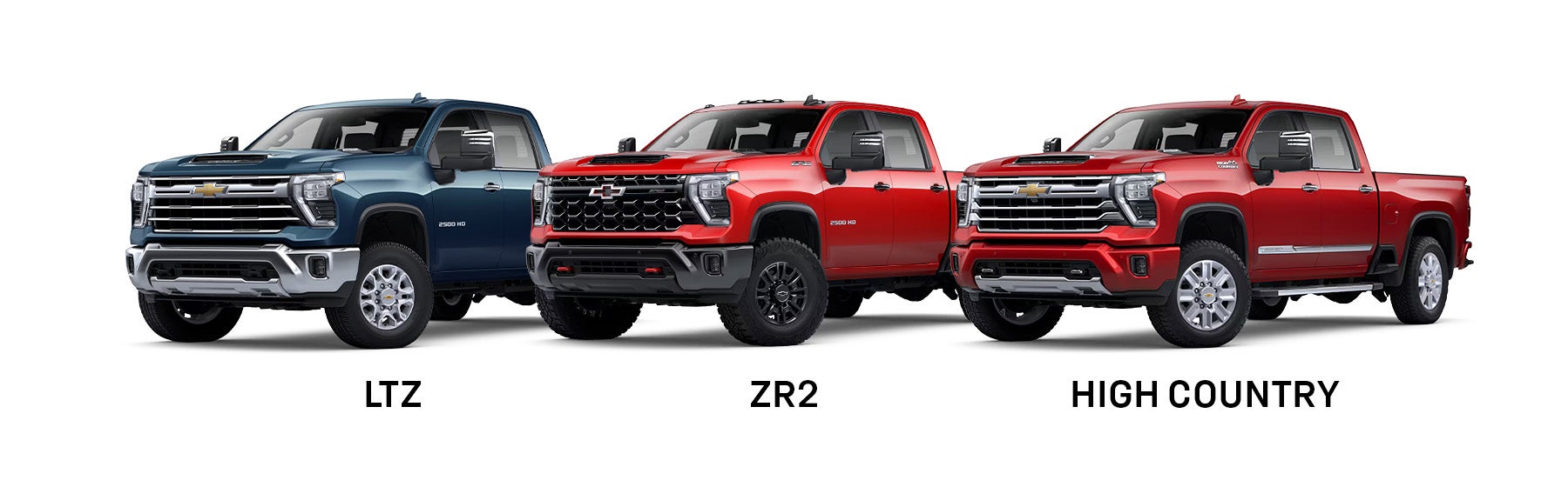 2025 Chevy Silverado HD Trim Levels