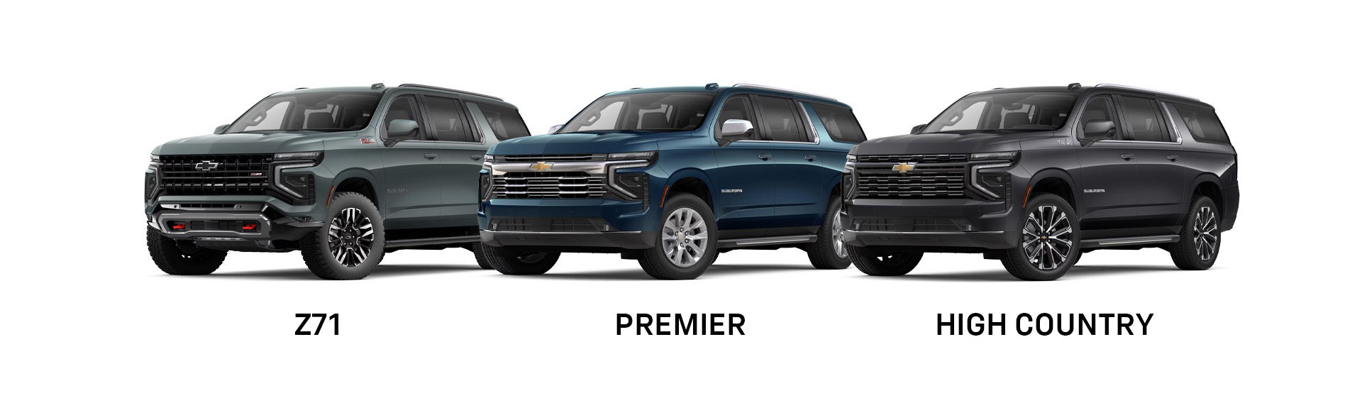 2025 Chevy Suburban Trim Levels