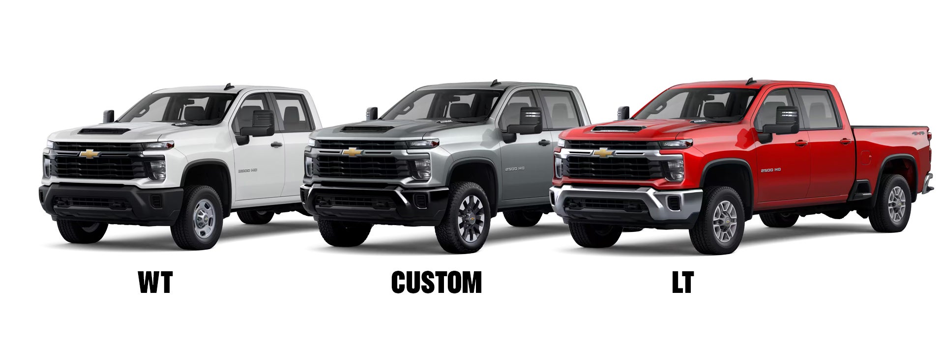 2026 Chevrolet Silverado HD Trim Levels