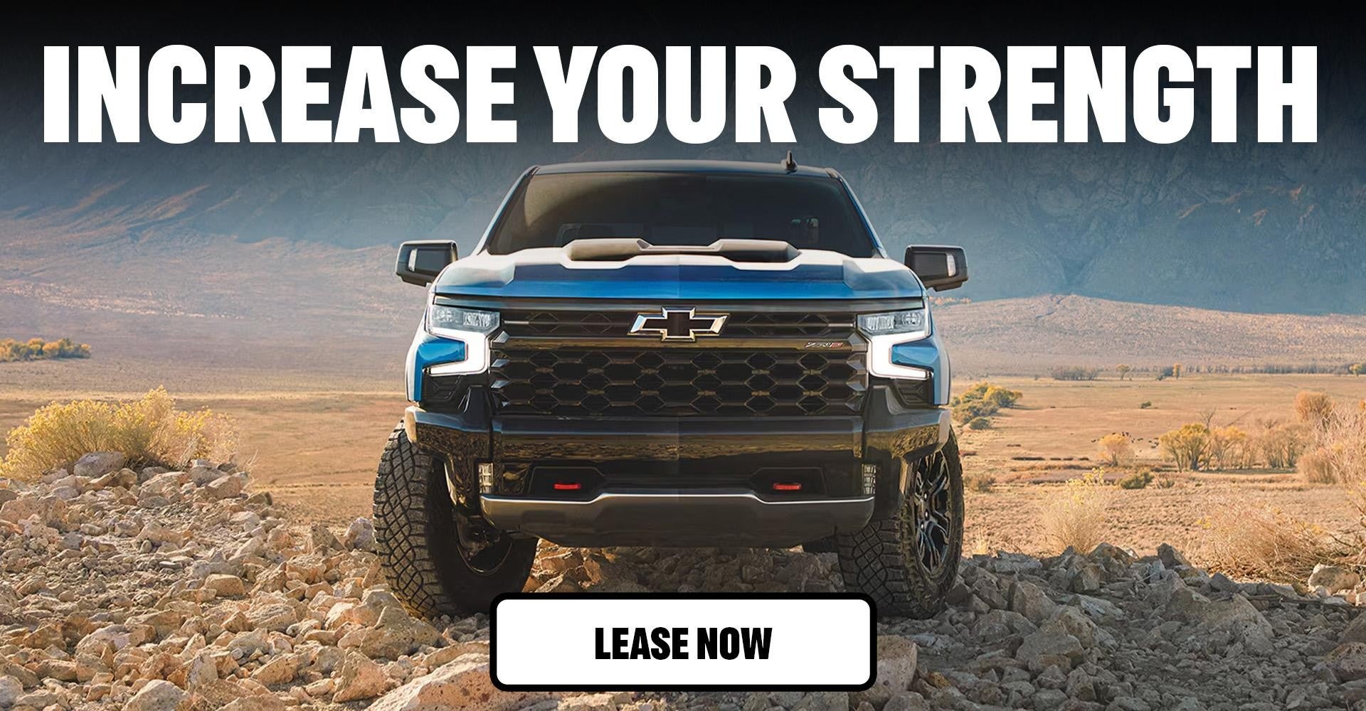 Black Chevy Silverado 1500 in a parking lot