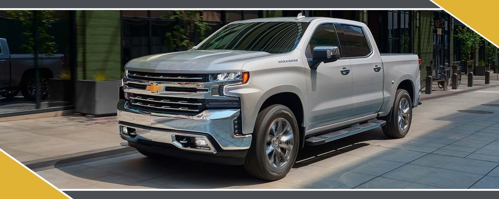 The Chevrolet Silverado in Silver
