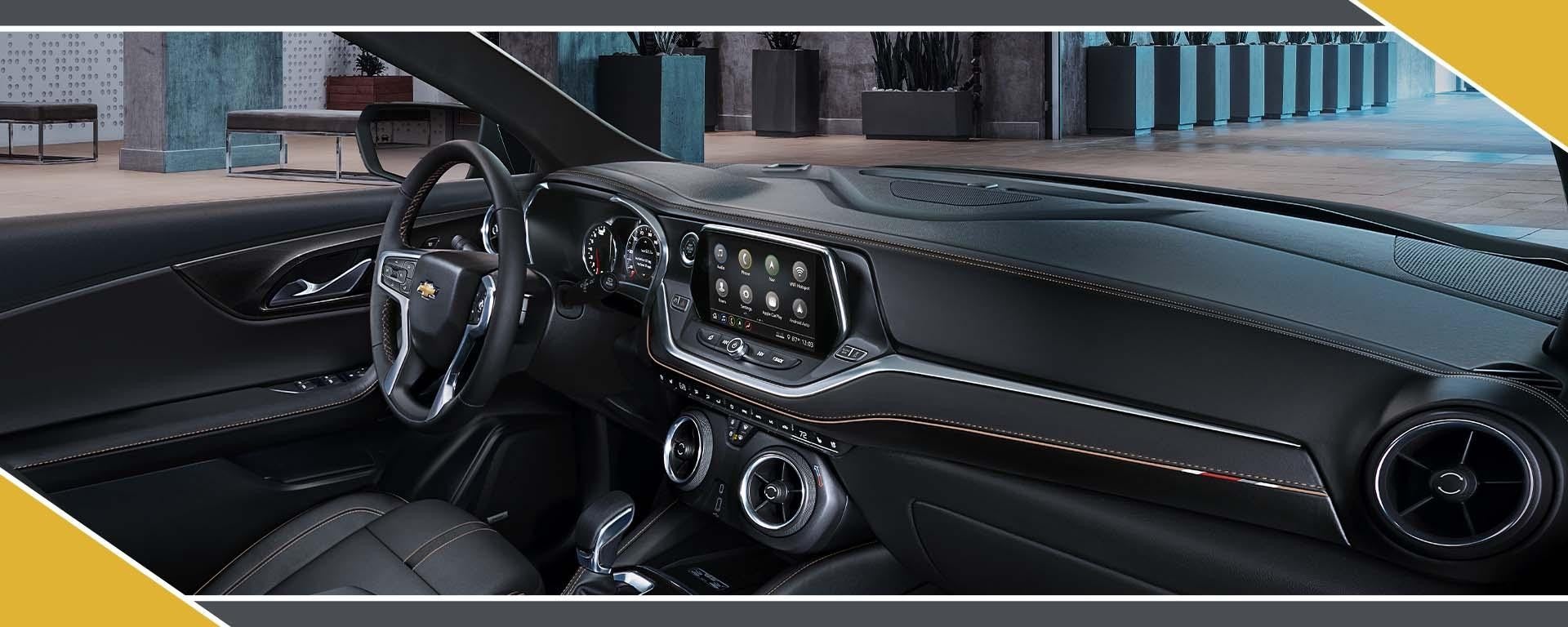 Interior of Chevy Blazer