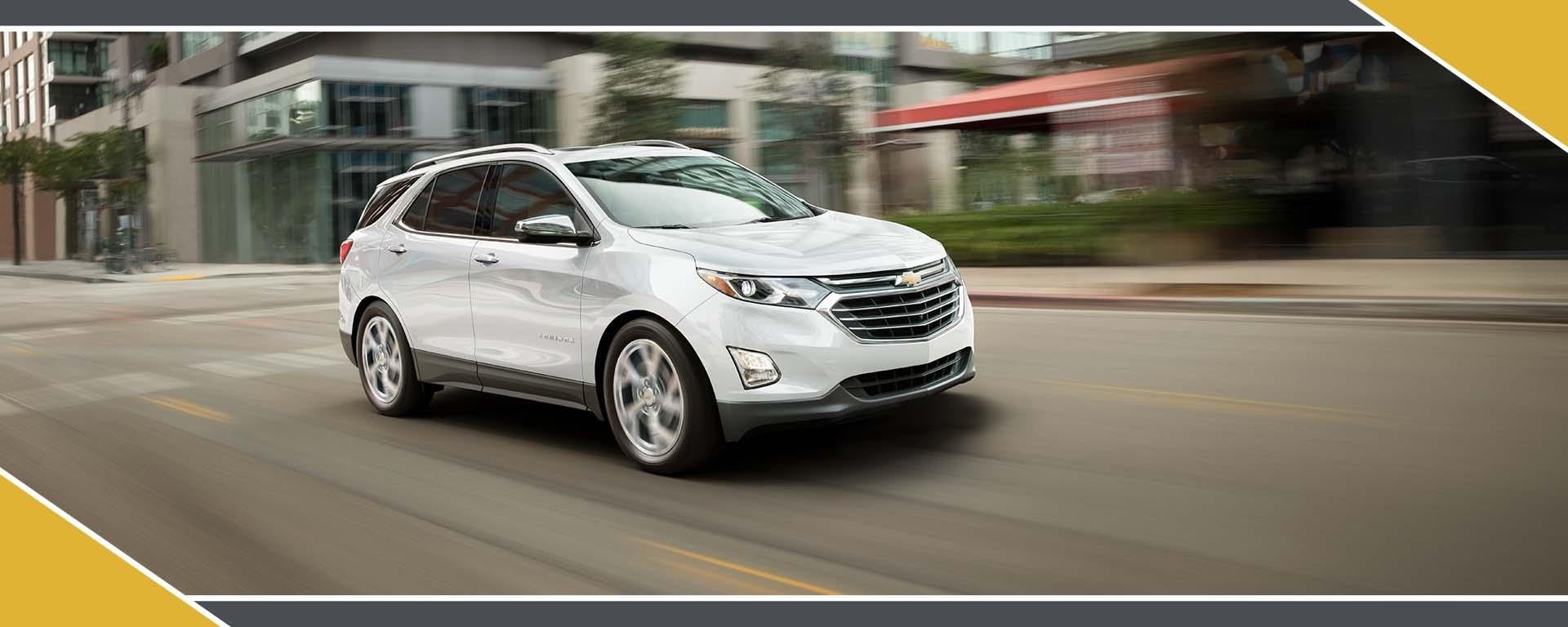 The Chevrolet Equinox in White
