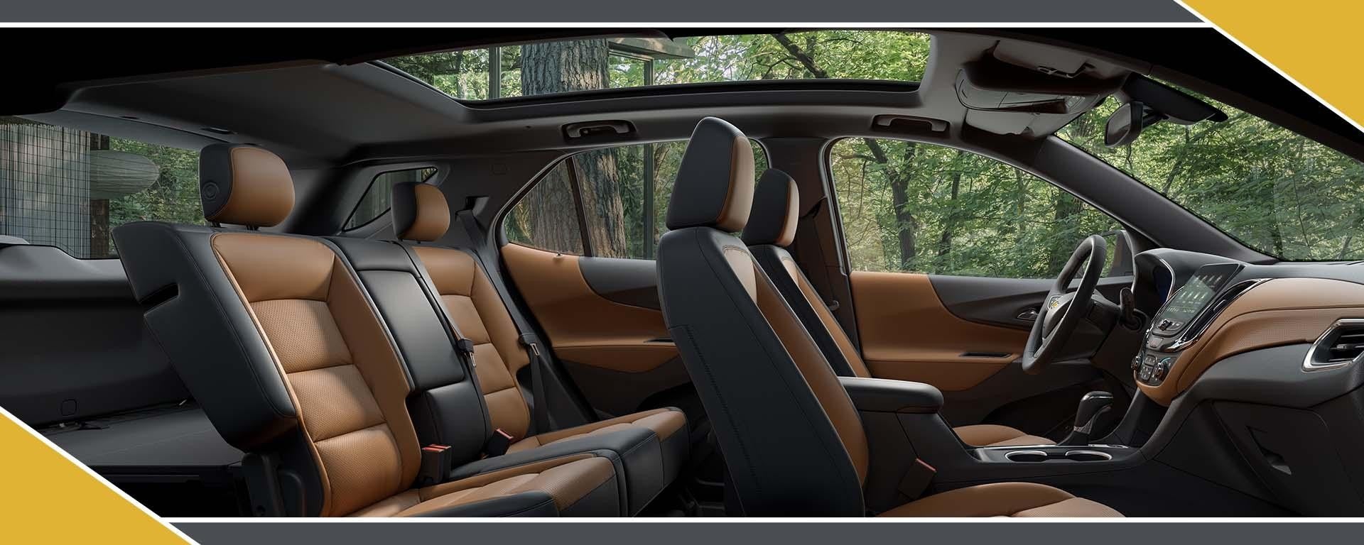 Interior of Chevy Equinox