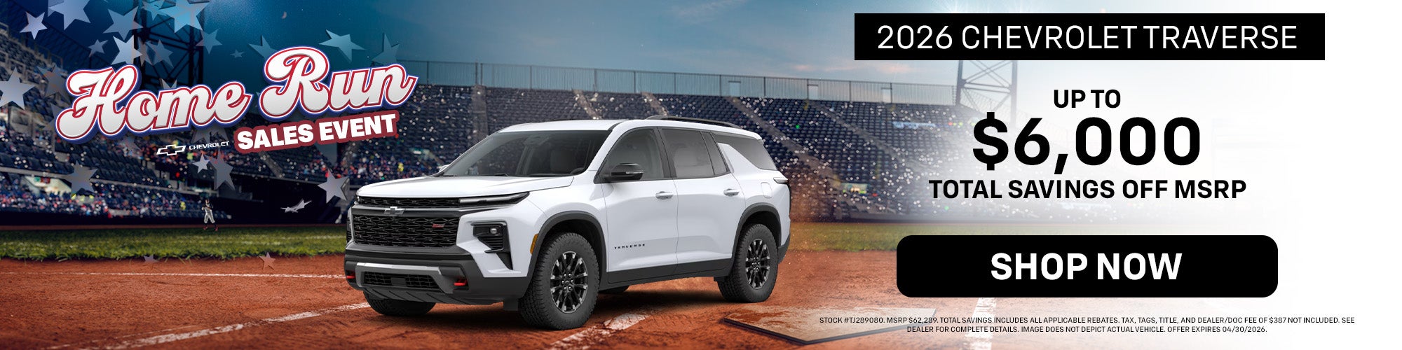 2026 Chevrolet Traverse - Save Big!