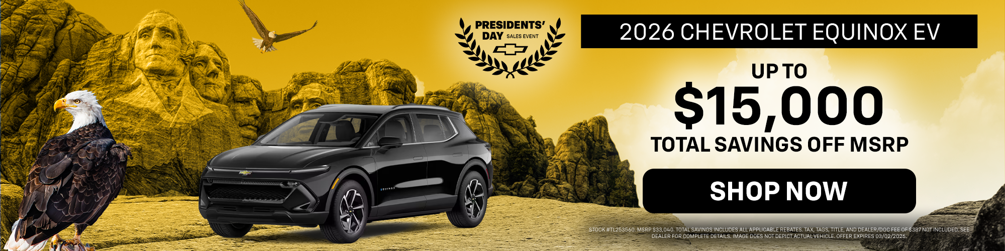 2026 Chevrolet Equinox EV - Save Big!