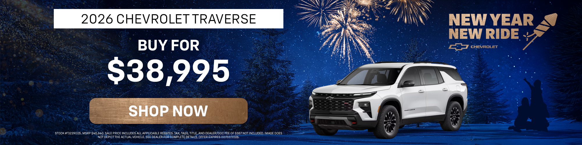2026 Chevrolet Traverse - Savings