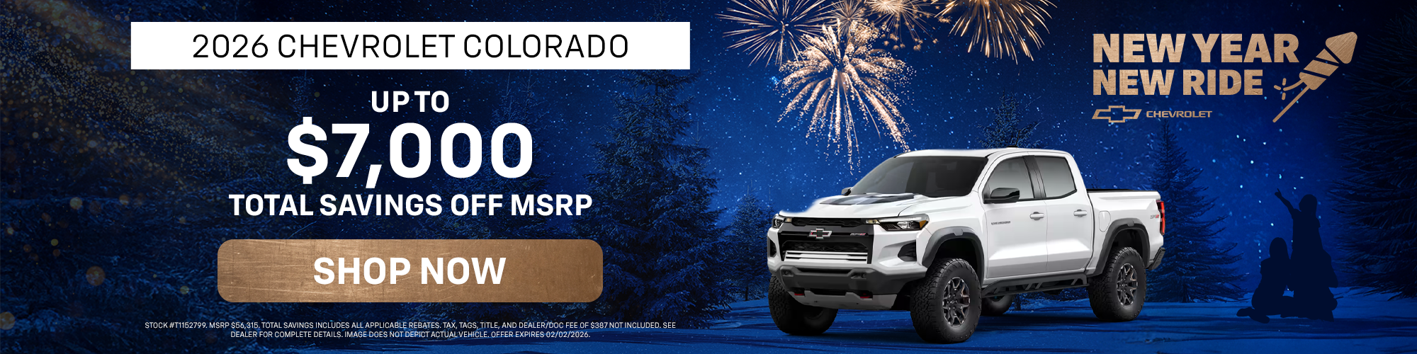 2026 Chevrolet Colorado - Savings