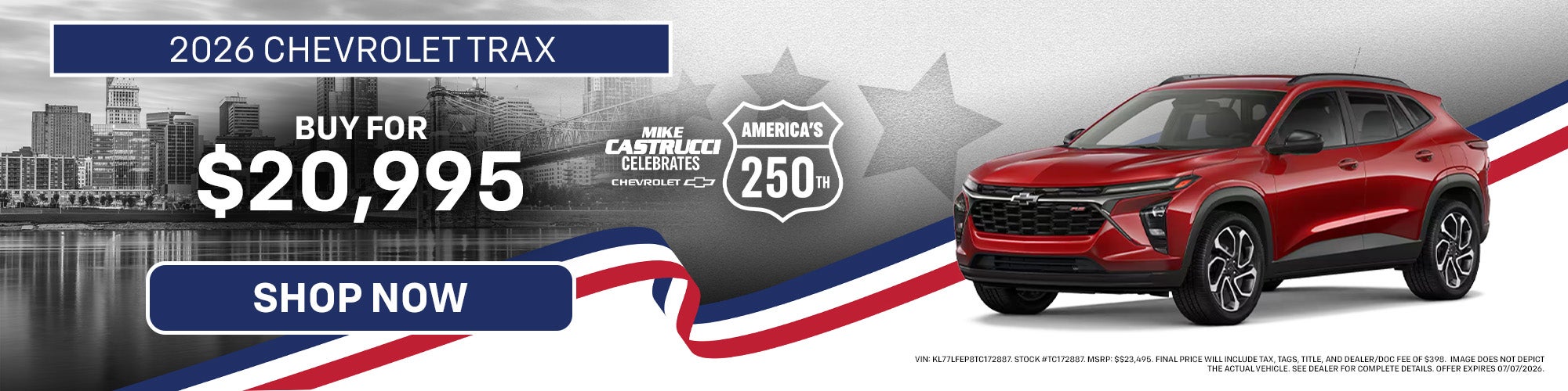 Save Big on the 2026 Chevrolet Trax