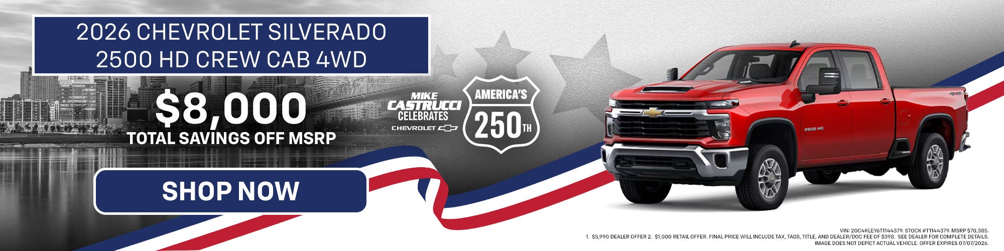 Save Big on the 2026 Chevrolet Silverado 2500 HD 
