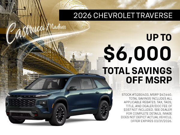 2026 Chevrolet Traverse