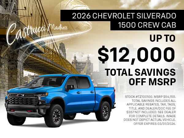 2026 Chevrolet Silverado 1500 Crew Cab