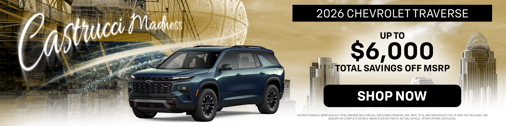 2026 Chevrolet Traverse - Save Big!