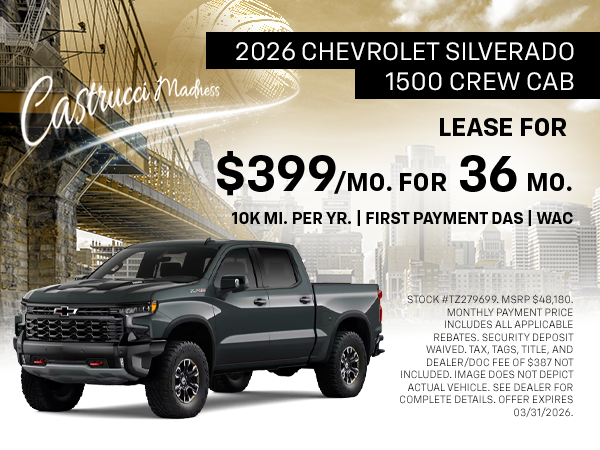 2026 Chevrolet Silverado 1500 Crew Cab