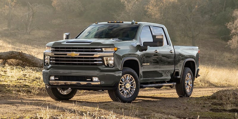 2022 Chevrolet Silverado LTD parked on dirt road